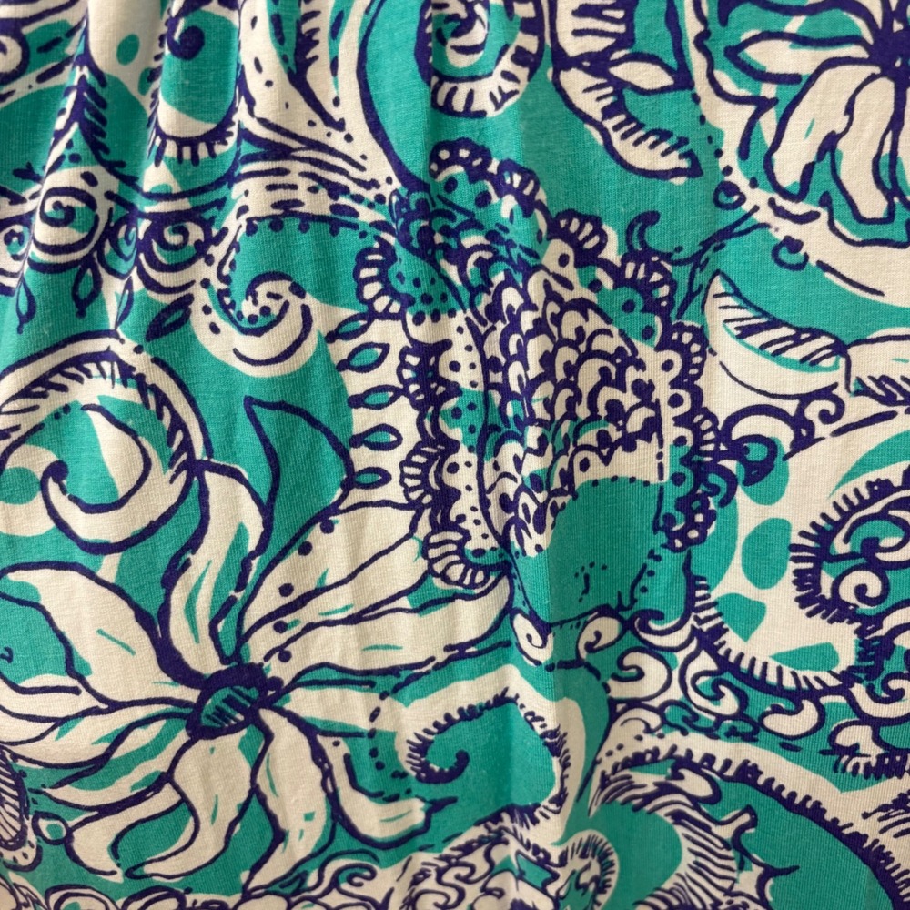 Lilly Pulitzer Holbrook Maxi Dress XS Montauk Seafoam Green Beach Boho Resort - Picture 4 of 8